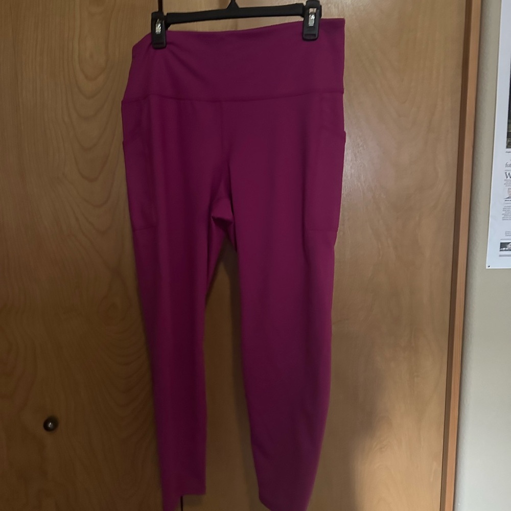 Ideology Women's Fuchsia Leggings